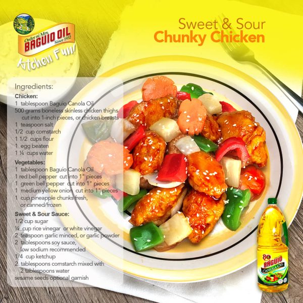 Sweet and Sour Chunky Chicken